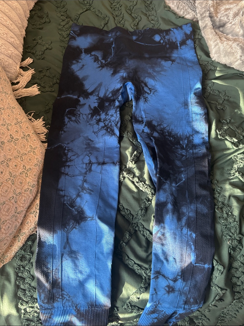 Lululemon Blue Tie-Dye Leggings